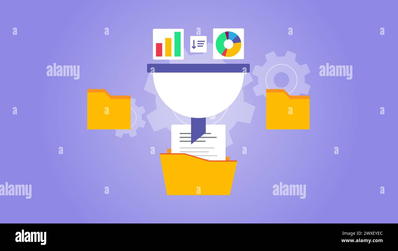 Sorting methods vector vectors hi-res stock photography and images - Alamy