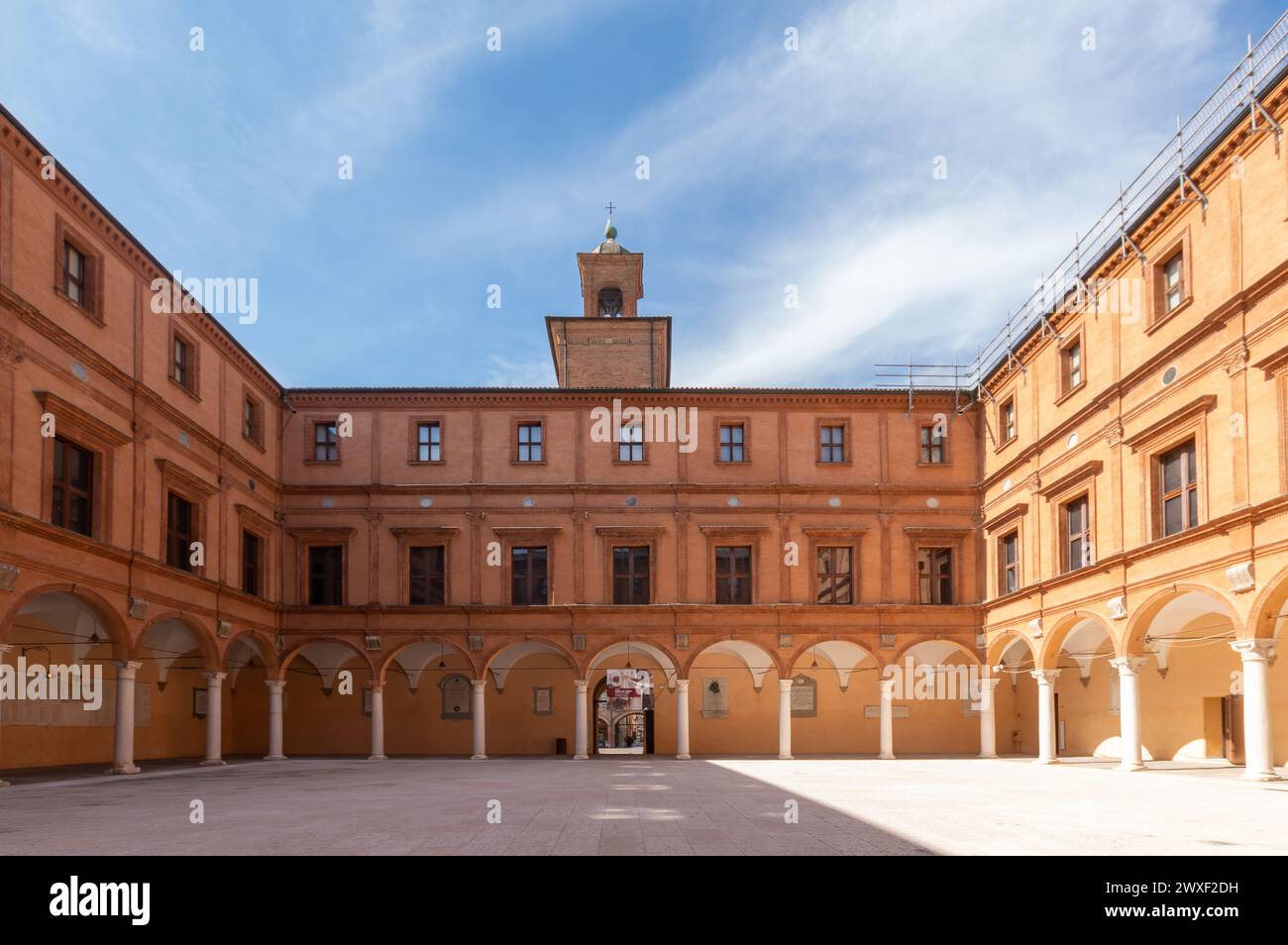 Carpi, Italy (25th March 2024) The main court inside the castle of