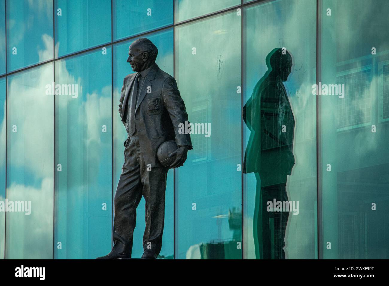 Old Trafford Football Ground, Manchester United Stock Photo