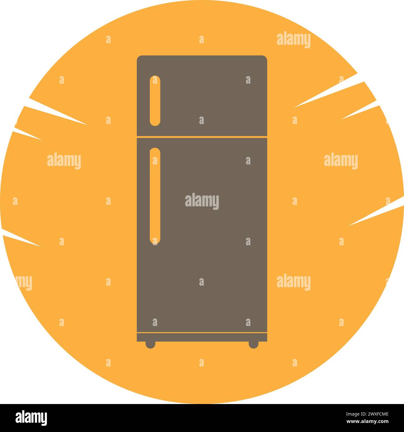 refrigerator icon vector illustration symbol design Stock Vector