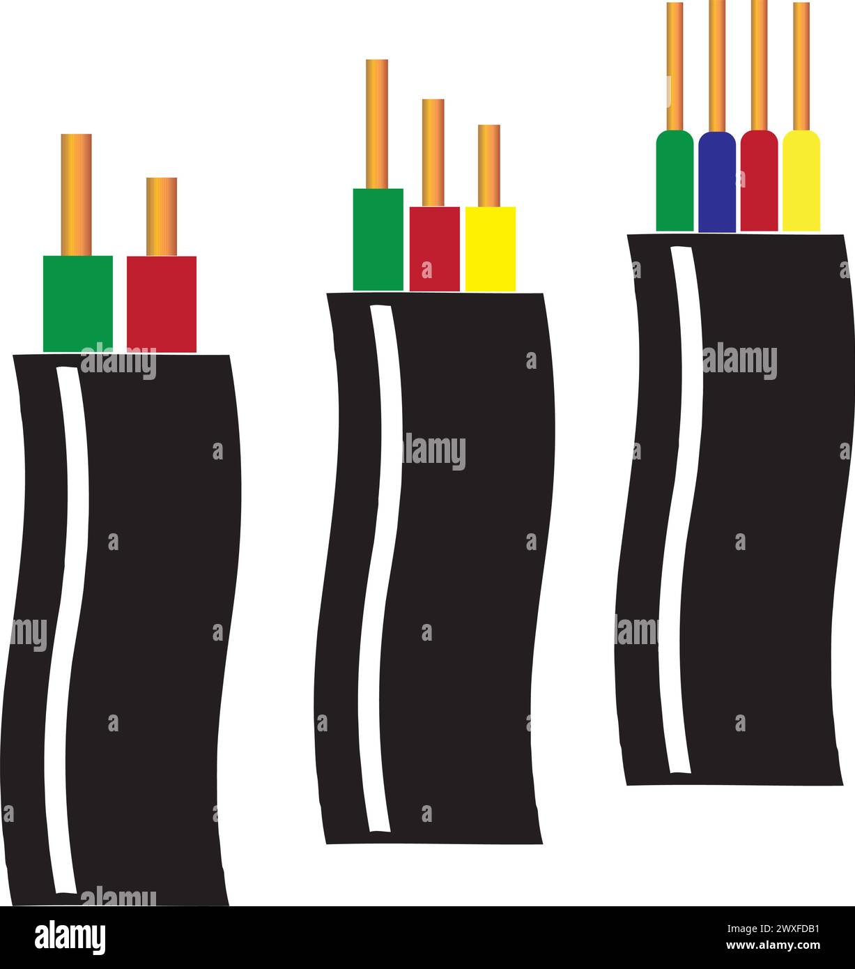 power cord icon vector illustration logo design Stock Vector Image ...