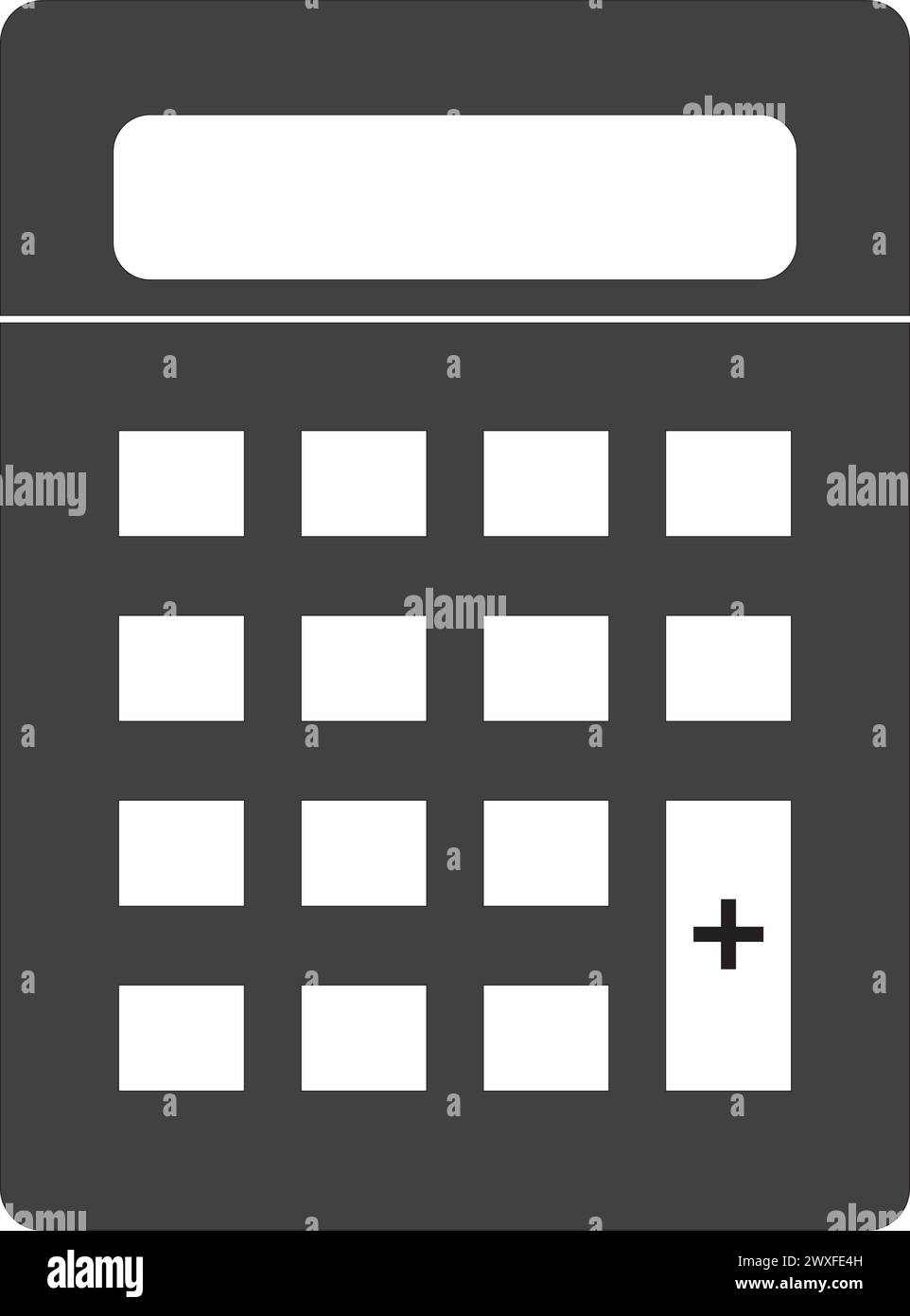 Calculator icon vector illustration simple design Stock Vector Image ...