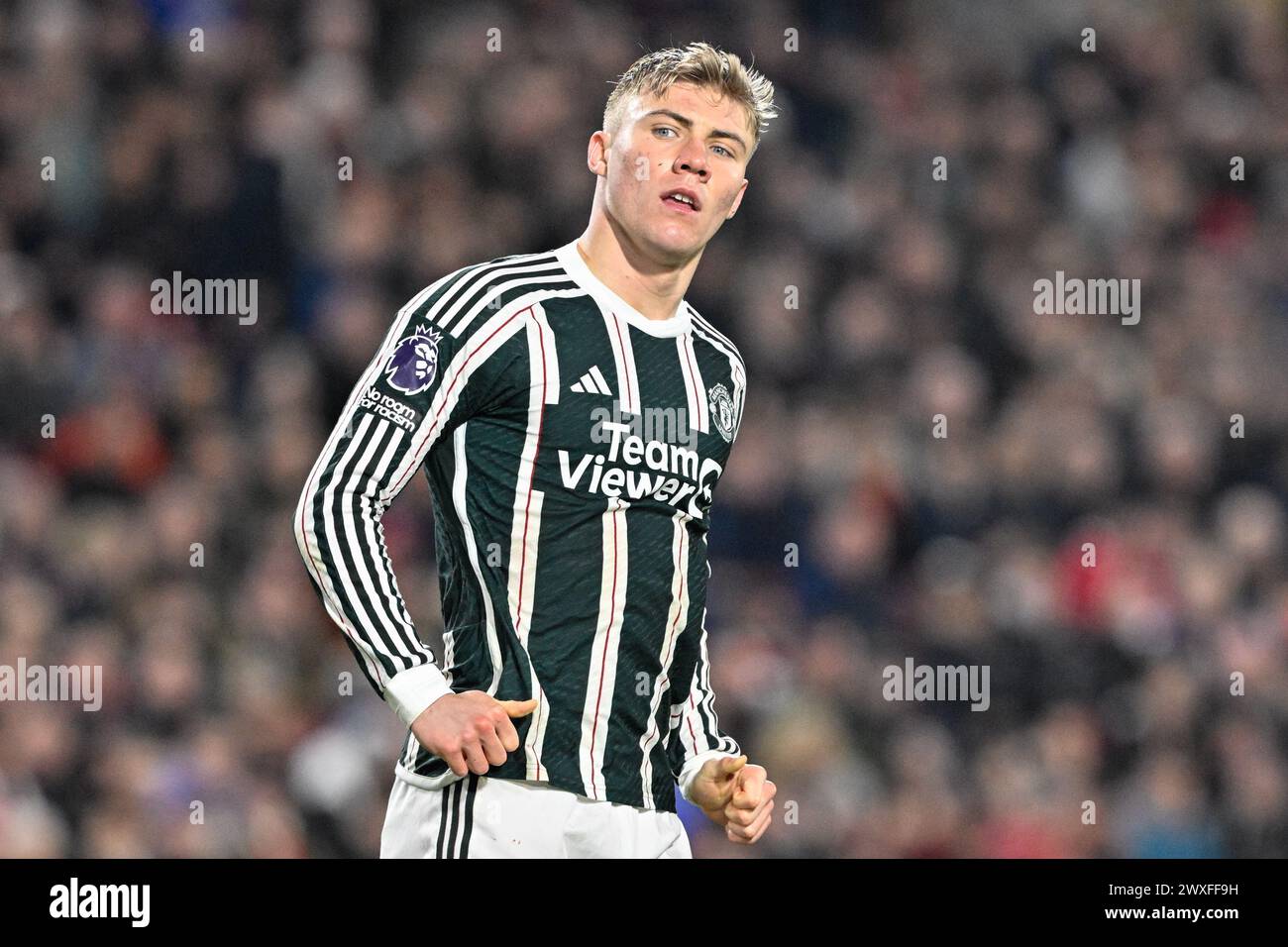 Hjlund Rasmus Højlund of Manchester United during the Premier League match ...