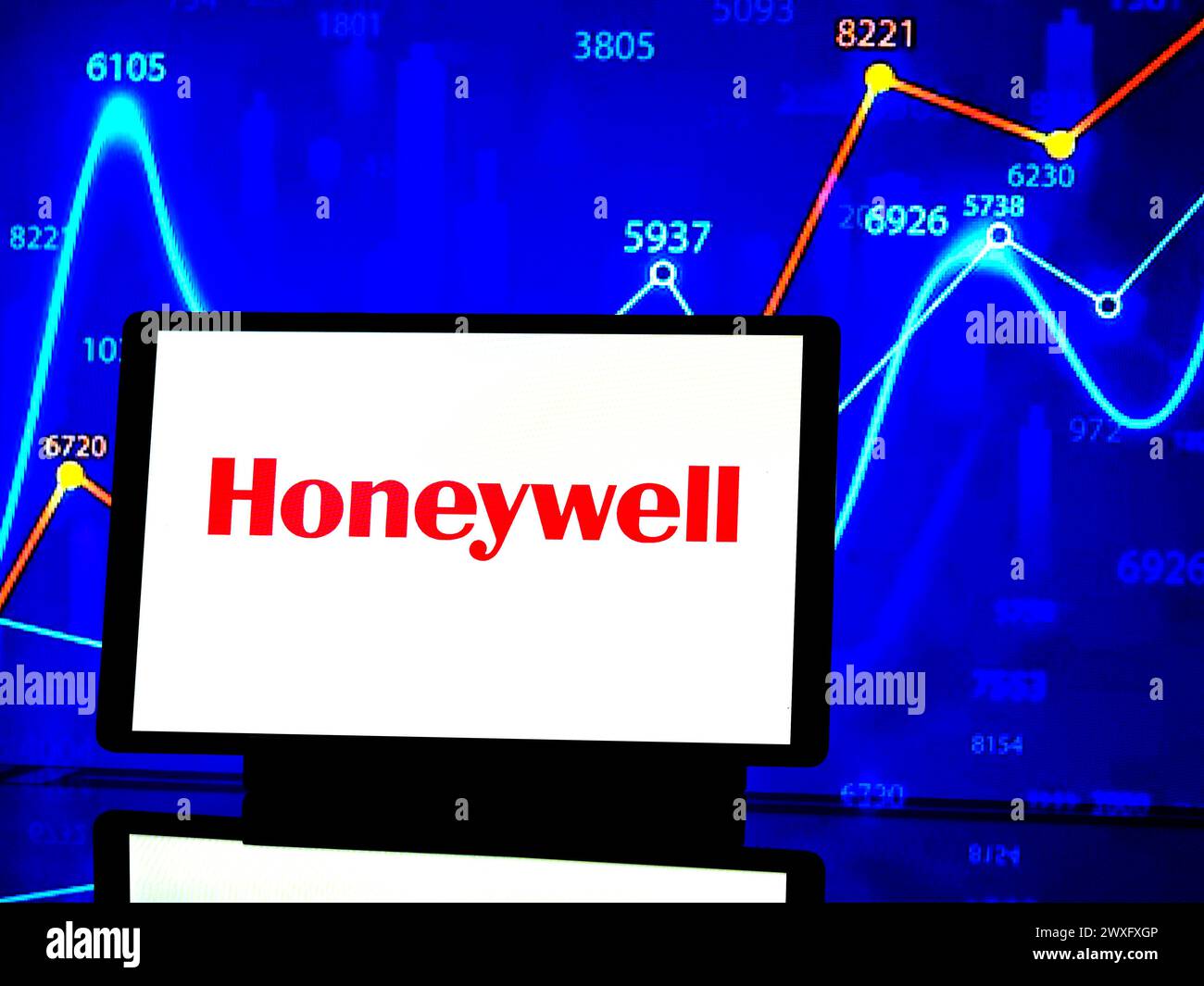 Germany. 30th Mar, 2024. In this photo illustration, a Honeywell (Honeywell International, Inc.) logo seen displayed on a tablet. Credit: SOPA Images Limited/Alamy Live News Stock Photo