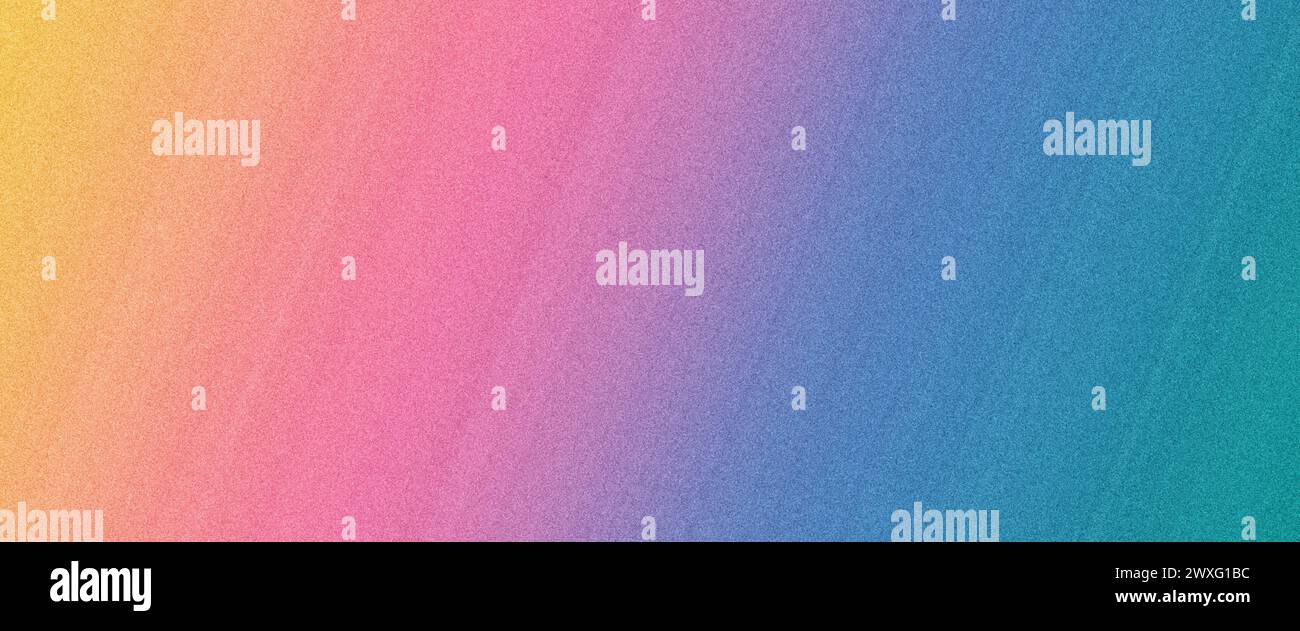 Abstract colored gradient background with noise. Top view, close-up Stock Photo