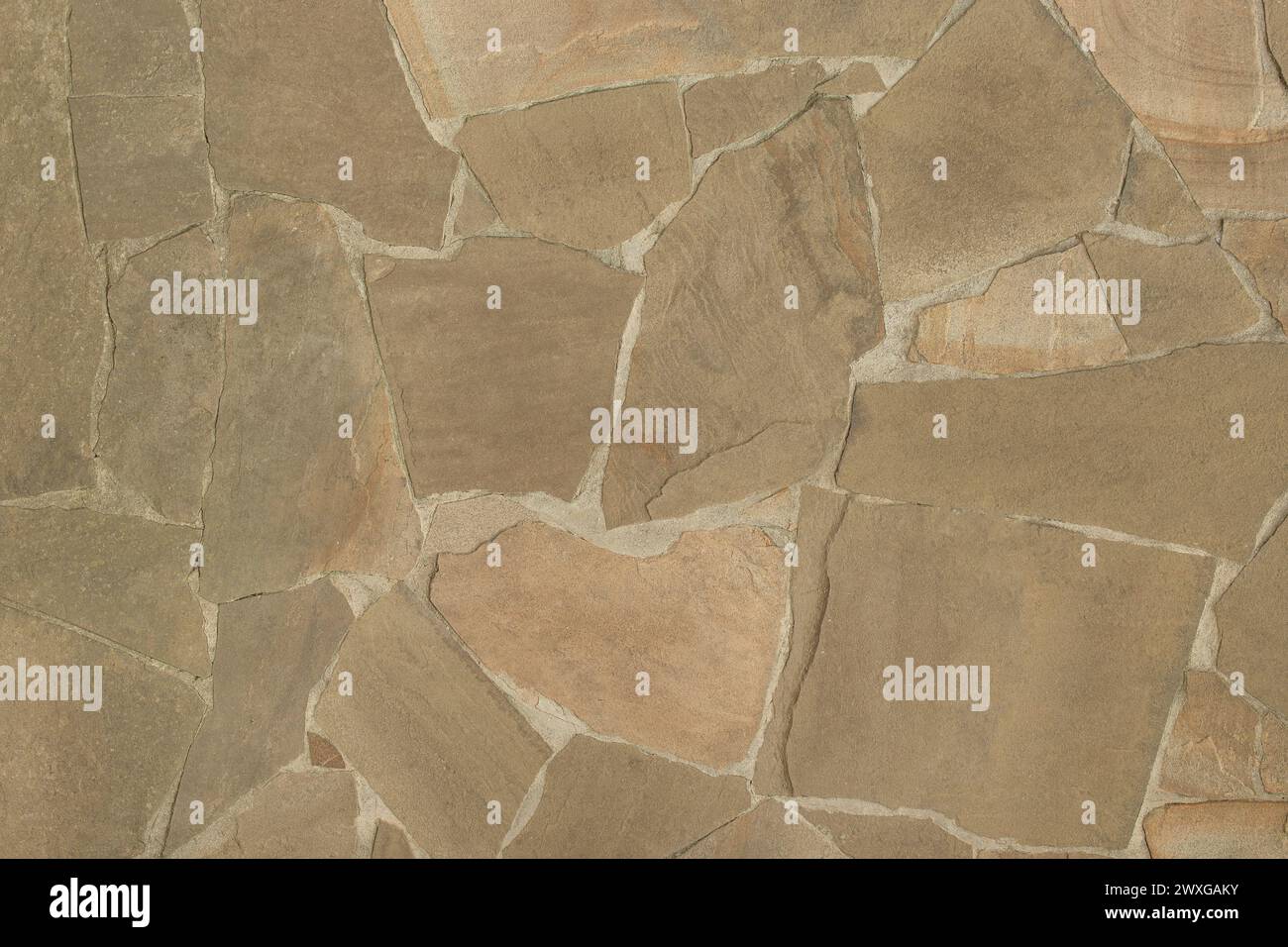 Stone Brown Floor Texture Abstract Pattern Background Surface Wall Tile Mosaic Dirty Old. Stock Photo