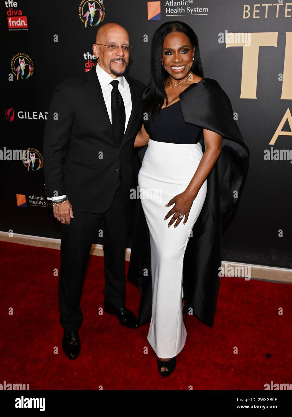March 30, 2024, Beverly Hills, California, U.S.: Vincent Hughes and Sheryl Lee Ralph attend the 10th Annual Truth Awards. (Credit Image: © Billy Bennight/ZUMA Press Wire) EDITORIAL USAGE ONLY! Not for Commercial USAGE! Stock Photo