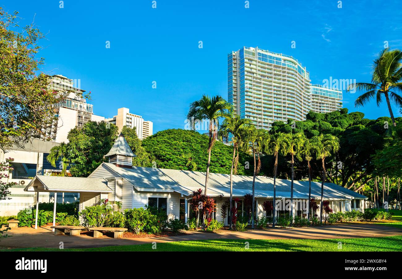 Fort DeRussy Army Chapel in Honolulu - Oahu island, Hawaii, United ...