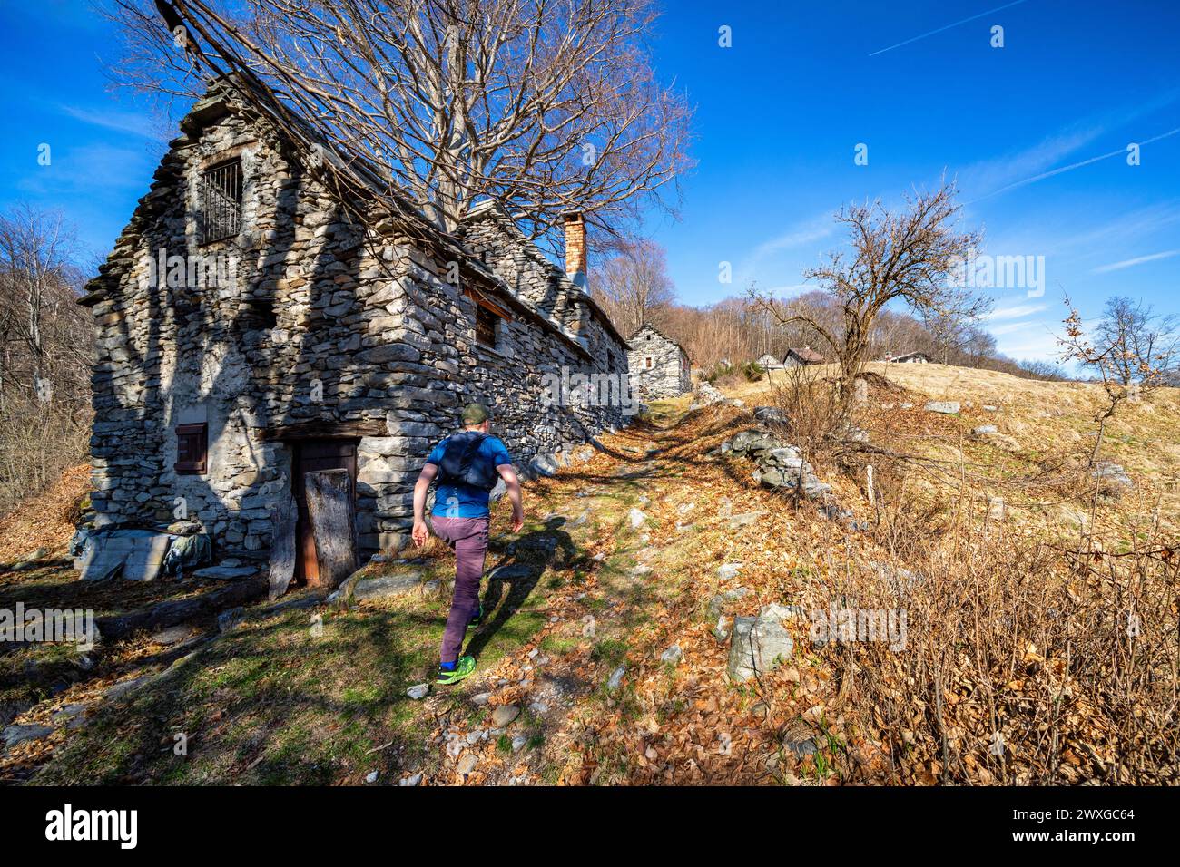 Spring hiking trekking hi-res stock photography and images - Alamy