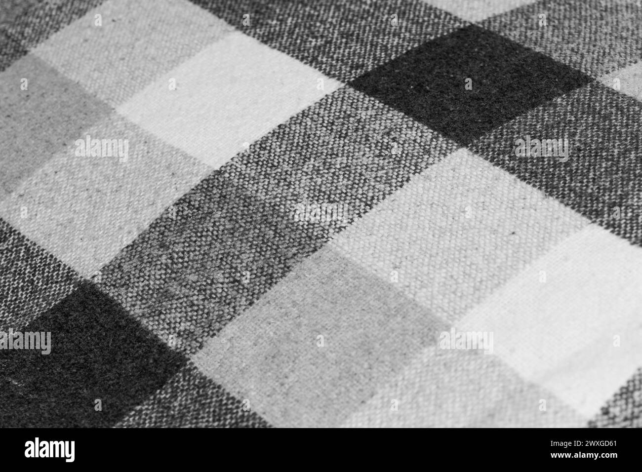 Black and white plaid background hi-res stock photography and images ...