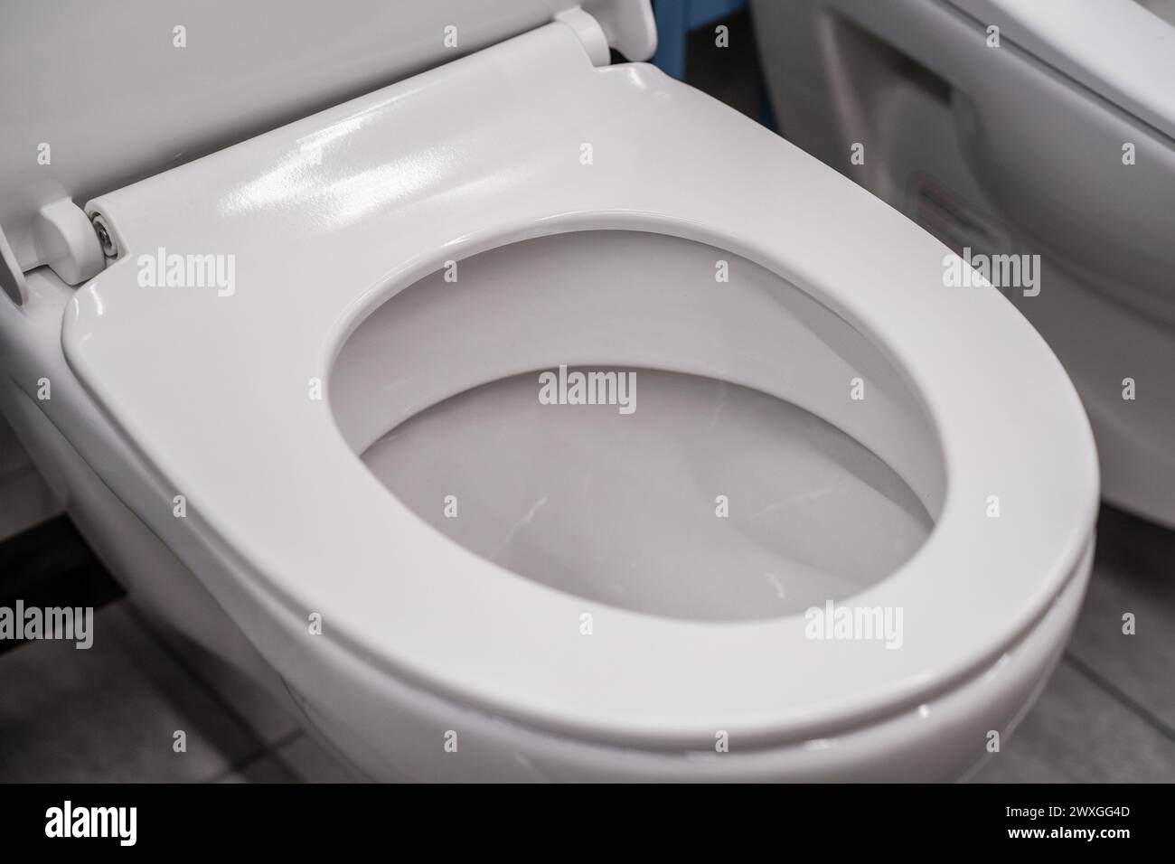 Woman toilet cistern hi-res stock photography and images - Alamy