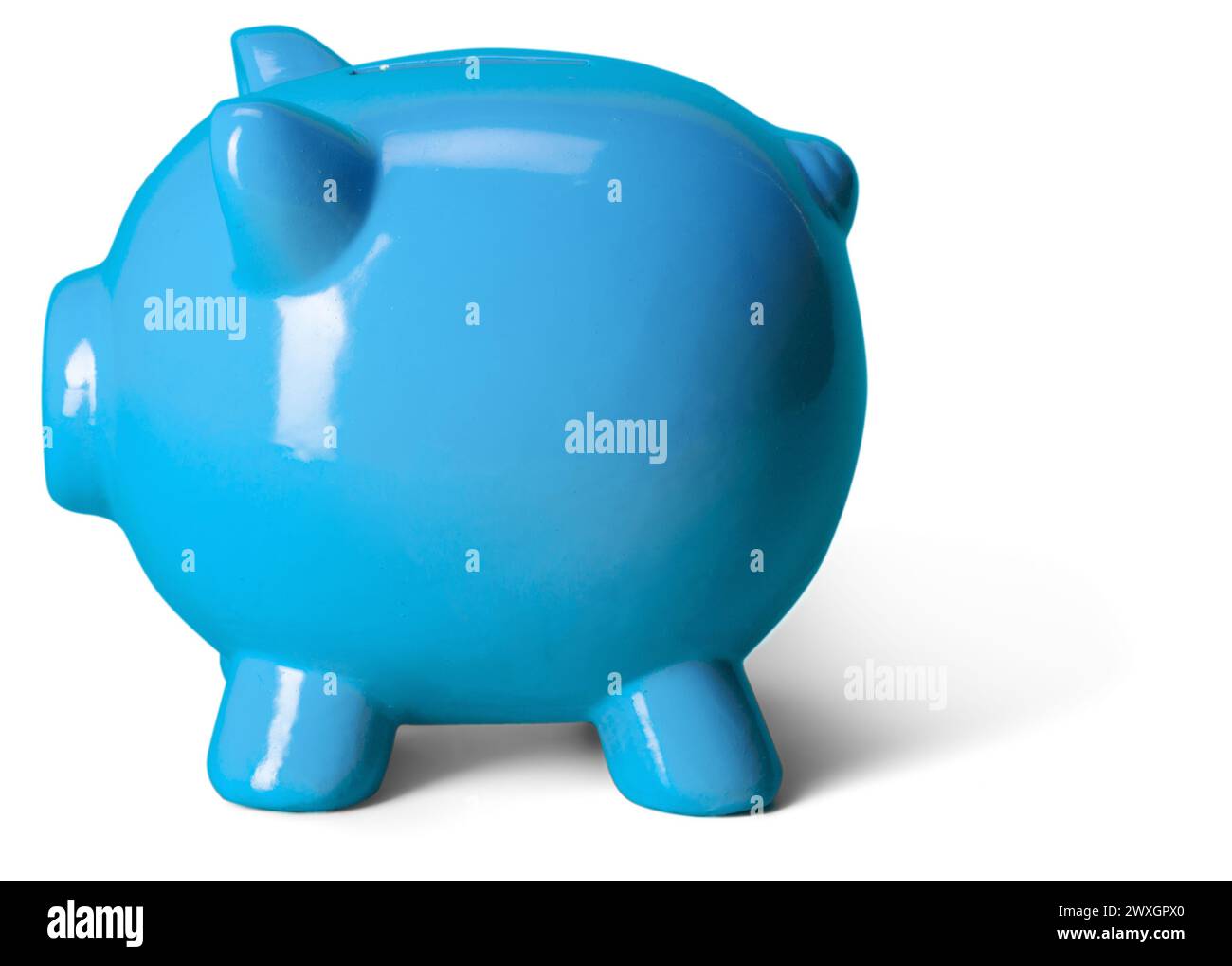 piggy bank isolated on white background Stock Photo - Alamy
