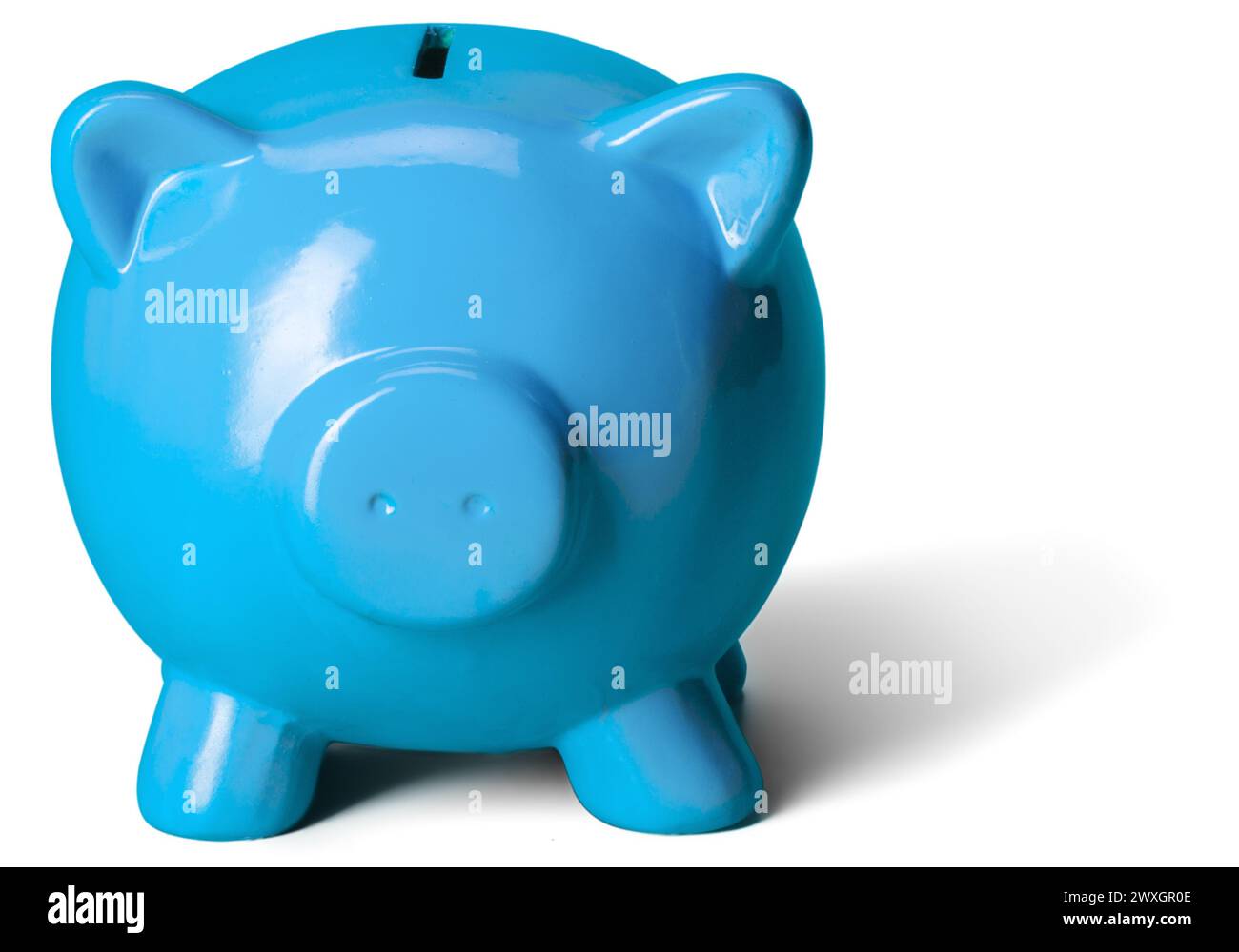 piggy bank isolated on white background Stock Photo - Alamy