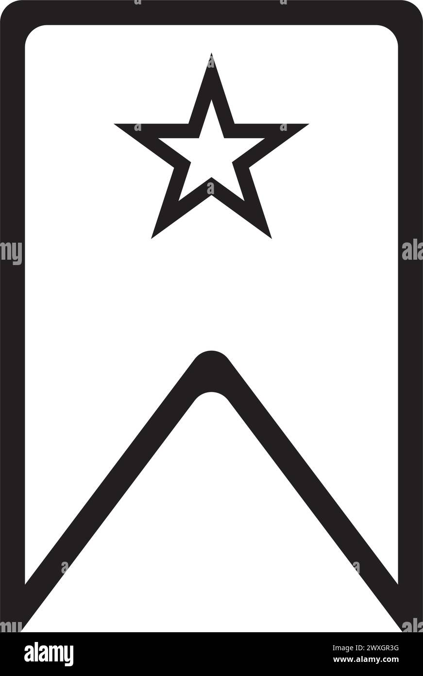 Bookmark icon. vector illustration symbol design Stock Vector