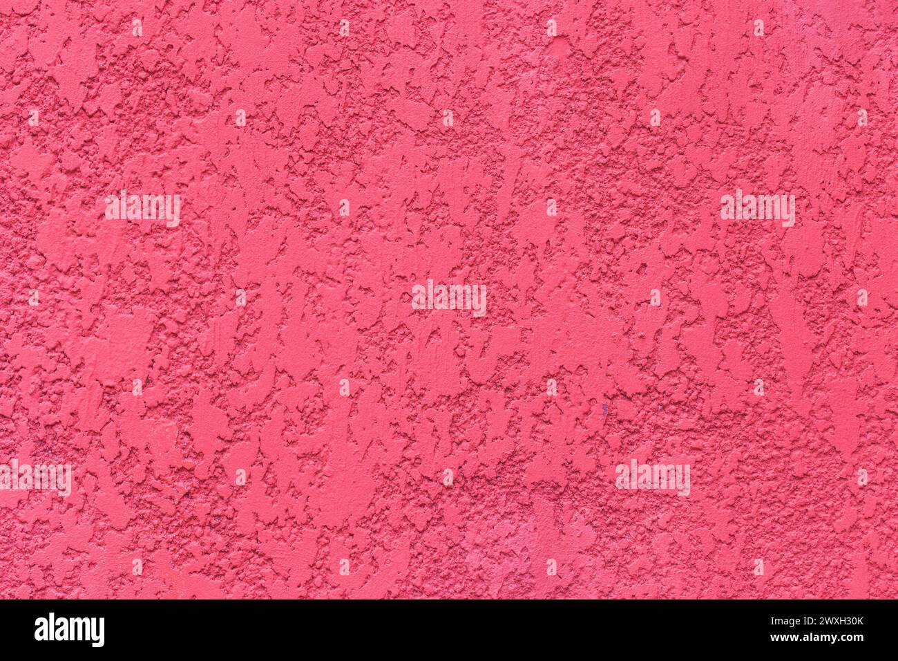 Pink paint wall plaster abstract solid background surface texture stucco pattern rough. Stock Photo
