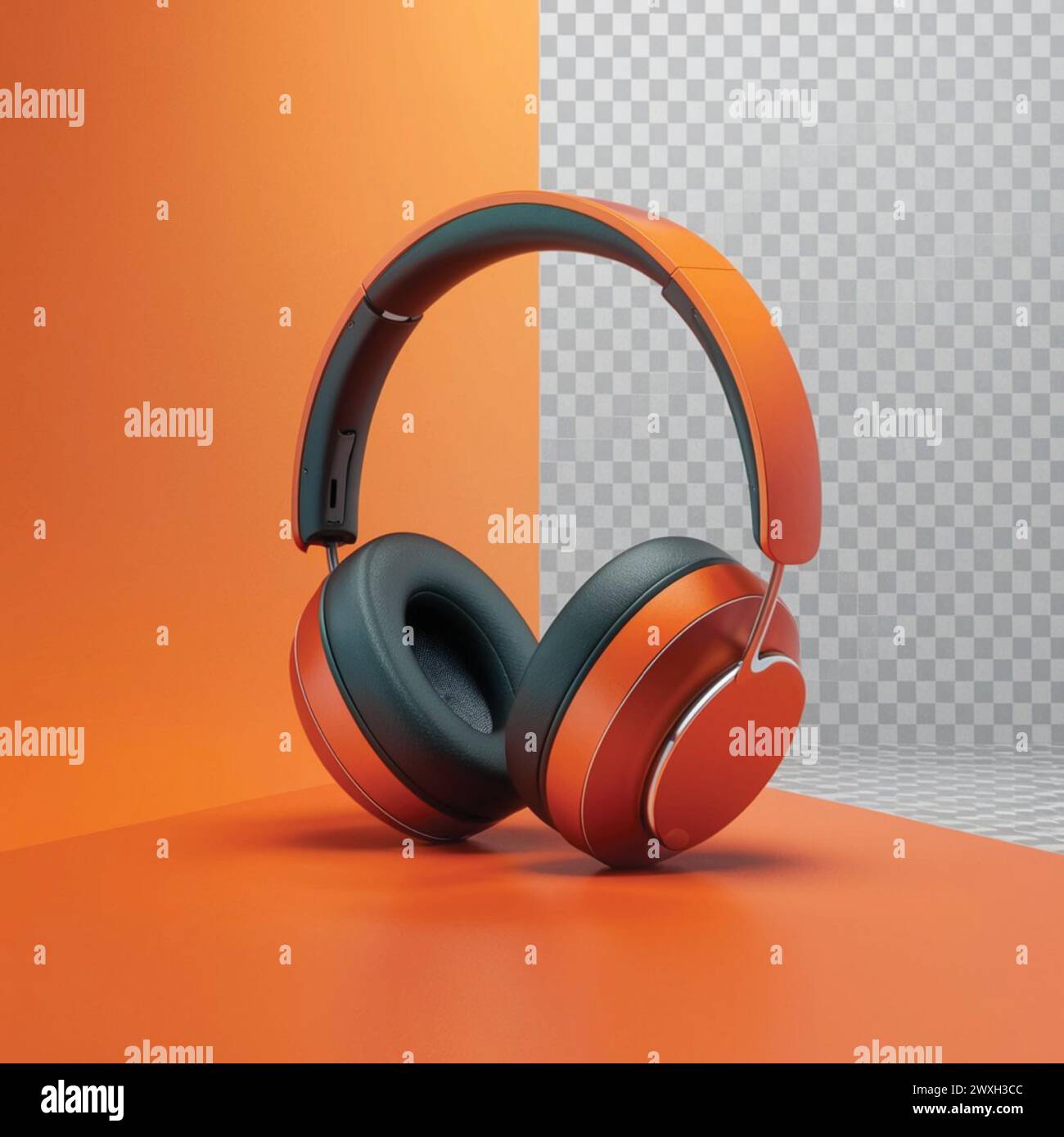 Headphone shoot with isolated white background Stock Vector Image & Art ...