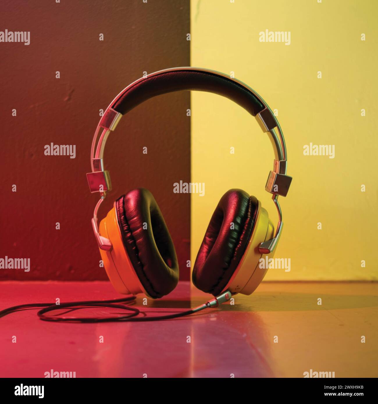 Headphone shoot with isolated white background Stock Vector Image & Art ...