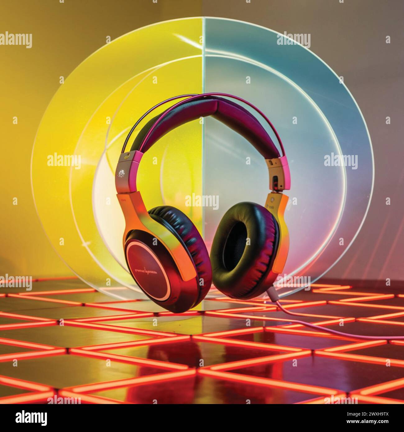 Headphone shoot with isolated white background Stock Vector Image & Art ...