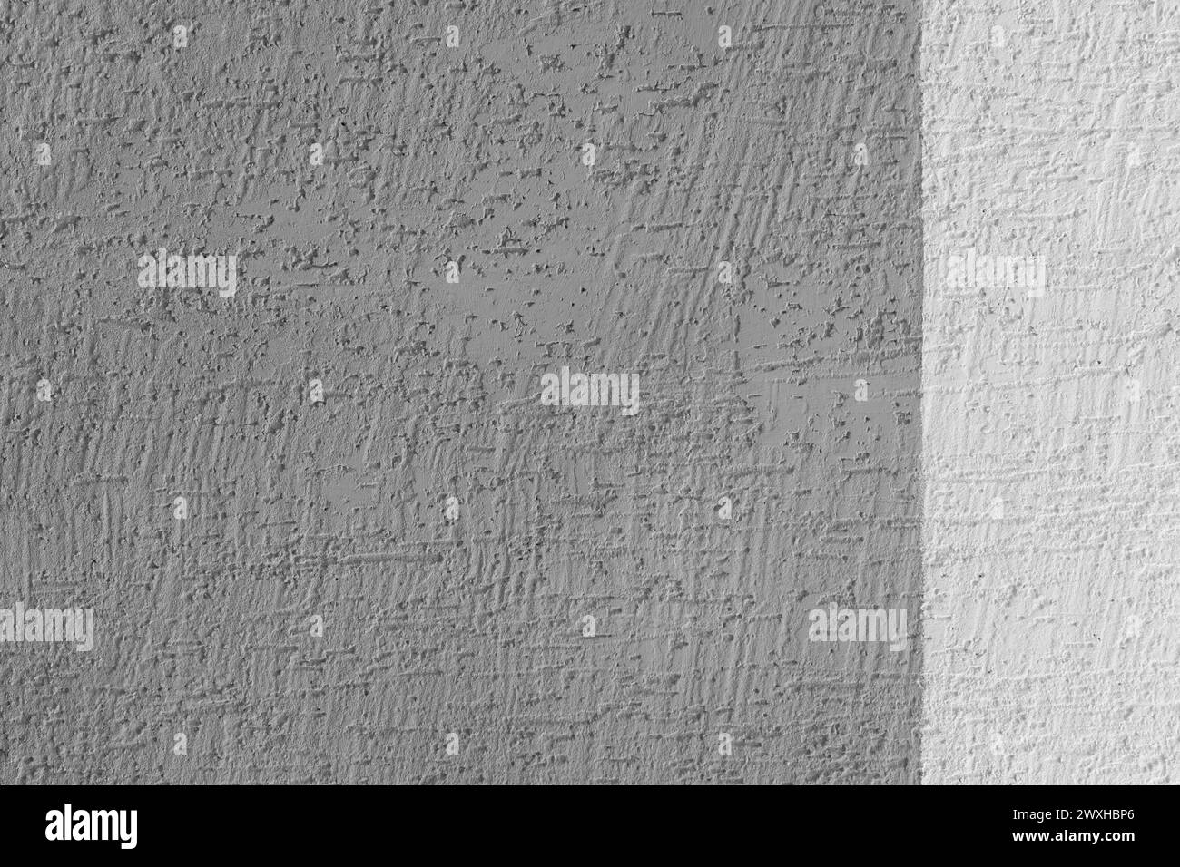 Wall Two Colors Grey White Abstract Design Paint Blank Space Text