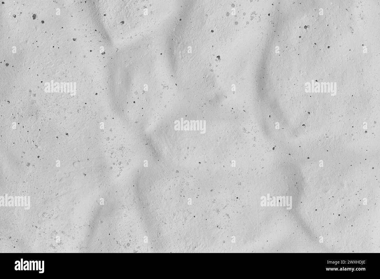 White paint old abstract dirty stone fence surface texture background pattern wall bright rough. Stock Photo