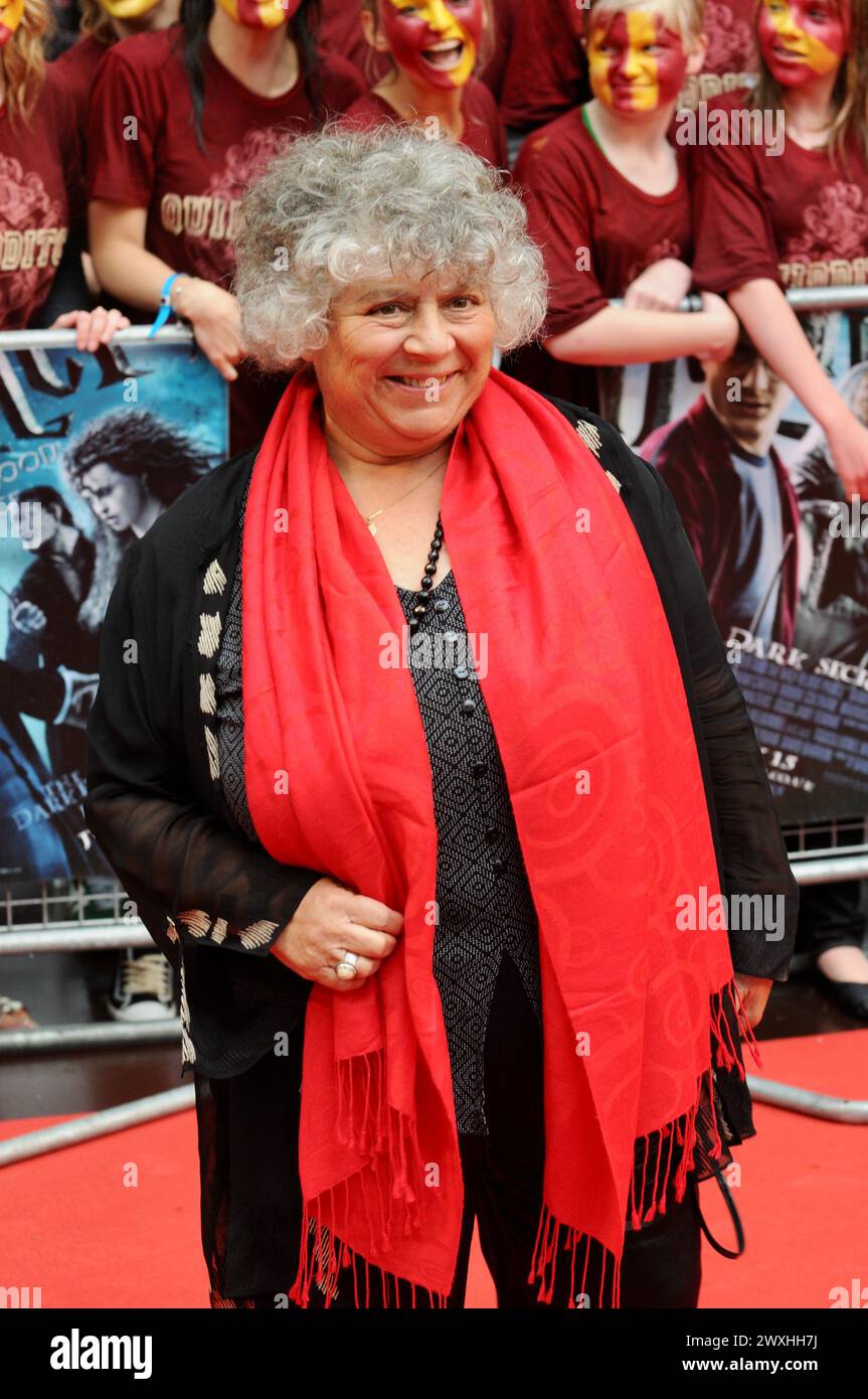 Miriam Margolyes, Harry Potter Premiere, Londom, UK Stock Photo