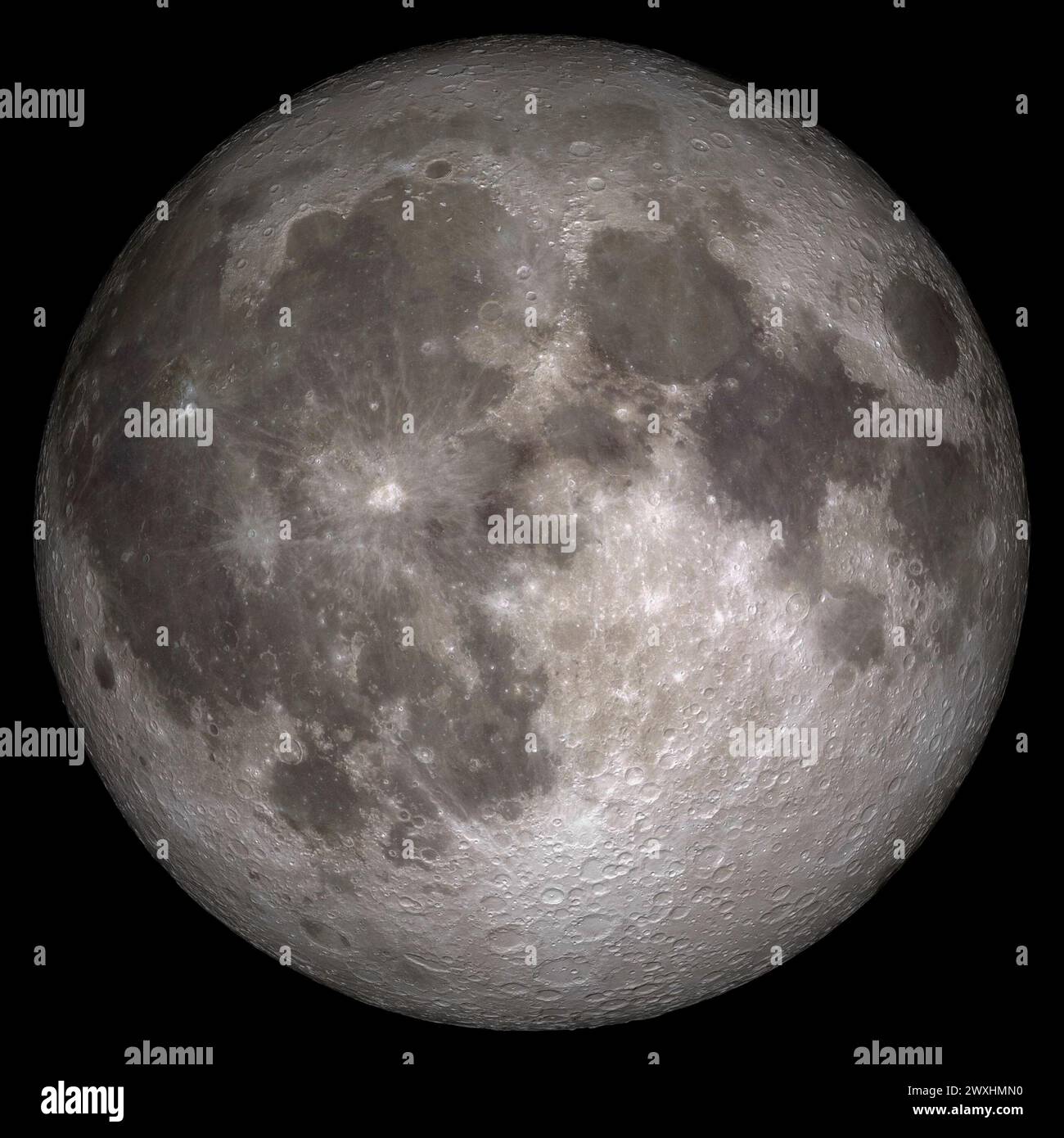 The beautiful full moon in the sky Stock Photo - Alamy