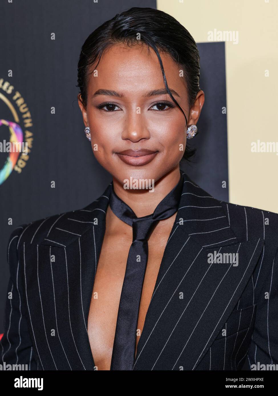 BEVERLY HILLS, LOS ANGELES, CALIFORNIA, USA MARCH 30 Karrueche Tran