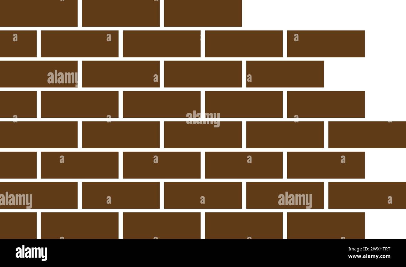 Pile of bricks icon,vector illustration design template background. Stock Vector