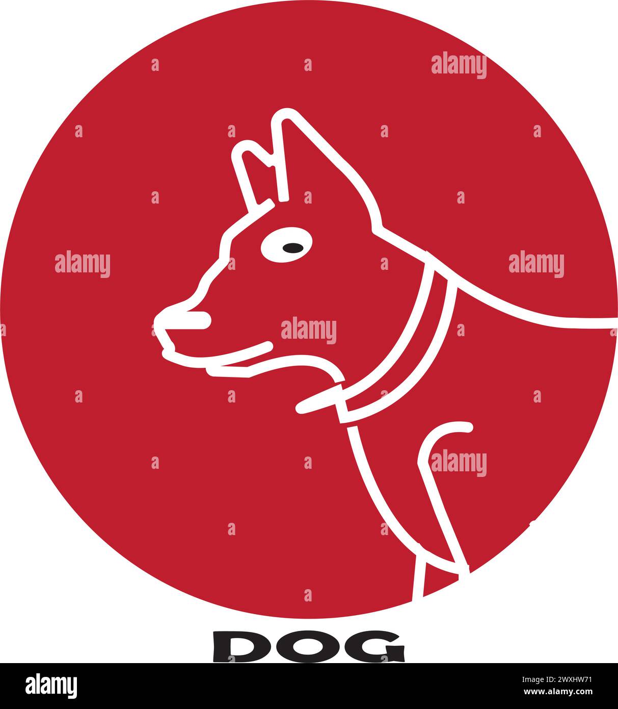 dog icon vector illustration simple design Stock Vector Image & Art - Alamy