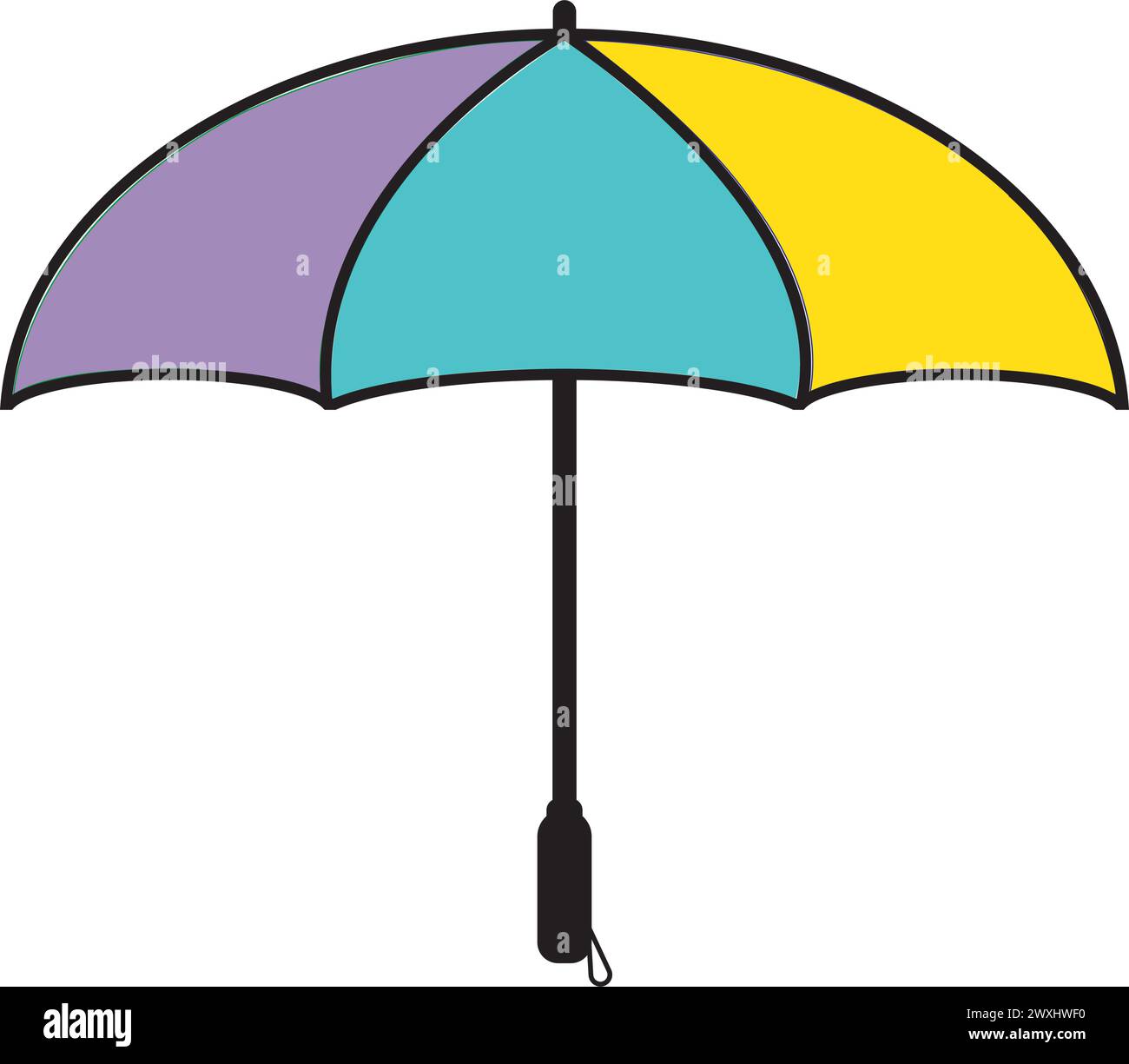 Umbrella icon vector sign hi-res stock photography and images - Alamy