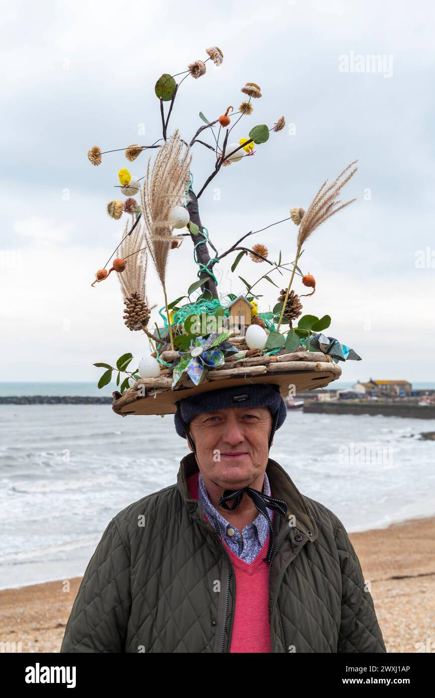 Lyme Regis, Dorset, UK. 31st March 2024. Crowds visit Lyme Regis to see the wonderful array of