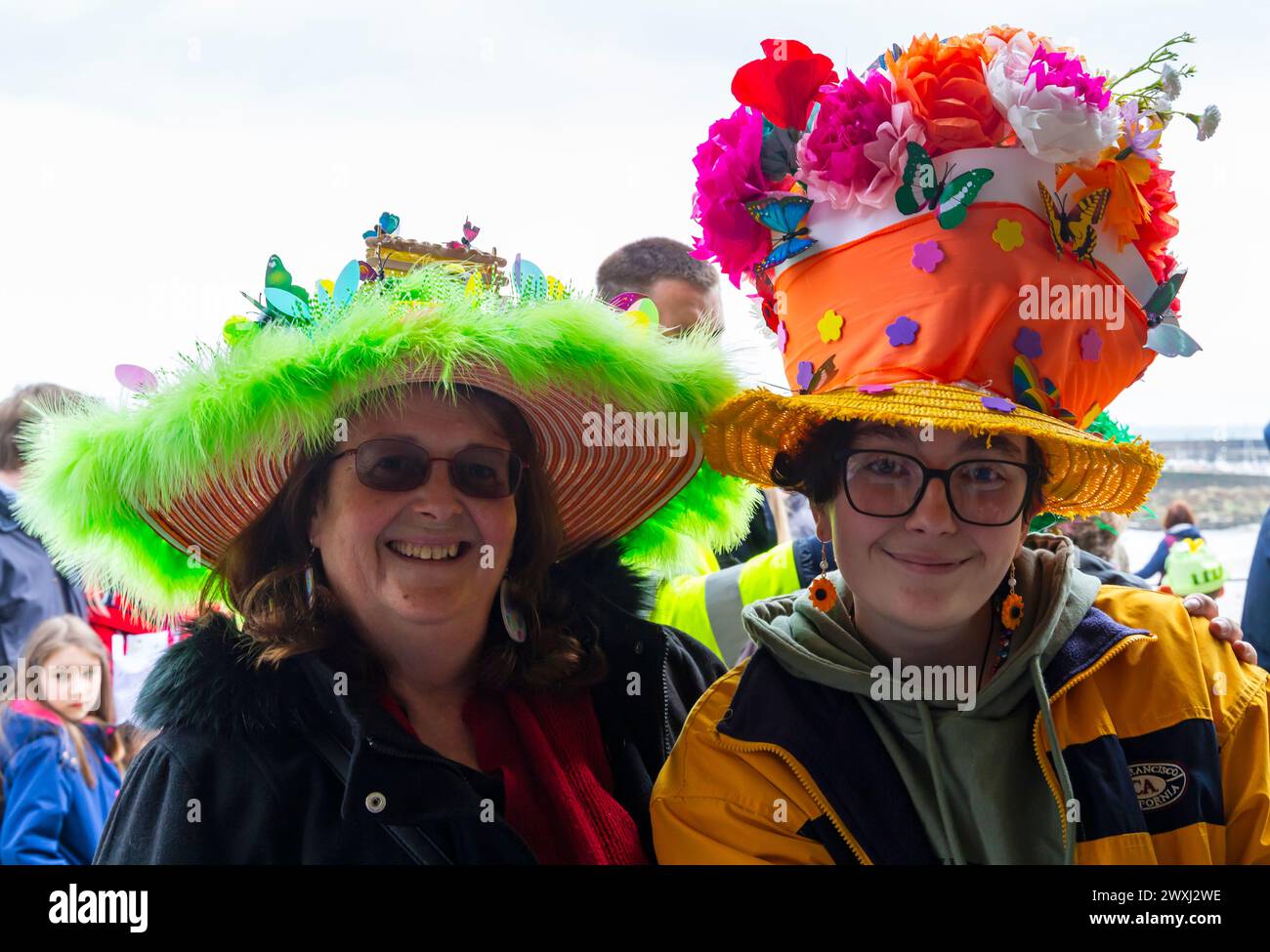 Lyme Regis, Dorset, UK. 31st March 2024. Crowds visit Lyme Regis to see the wonderful array of