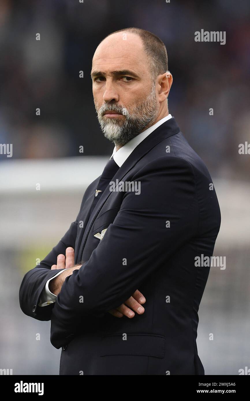 Igor Tudor head coach of SS Lazio during the Serie A football match