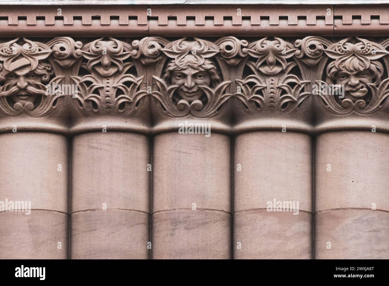 Colomial Atechural Model Colonial architectural features or details in Old City Hall Building ...