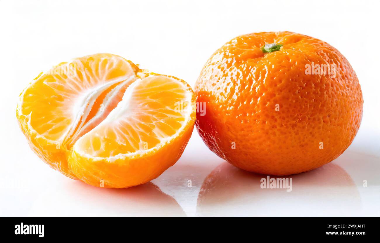 Tangerine Citrus tangerina or Citrus × tangerina group of orange