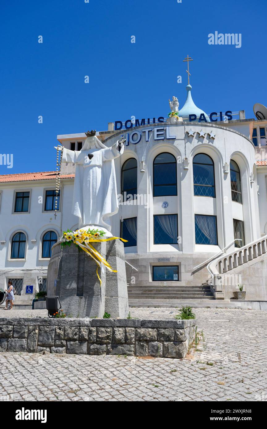 Domus Pacis Fátima Hotel in Fátima, Portugal. Stock Photo