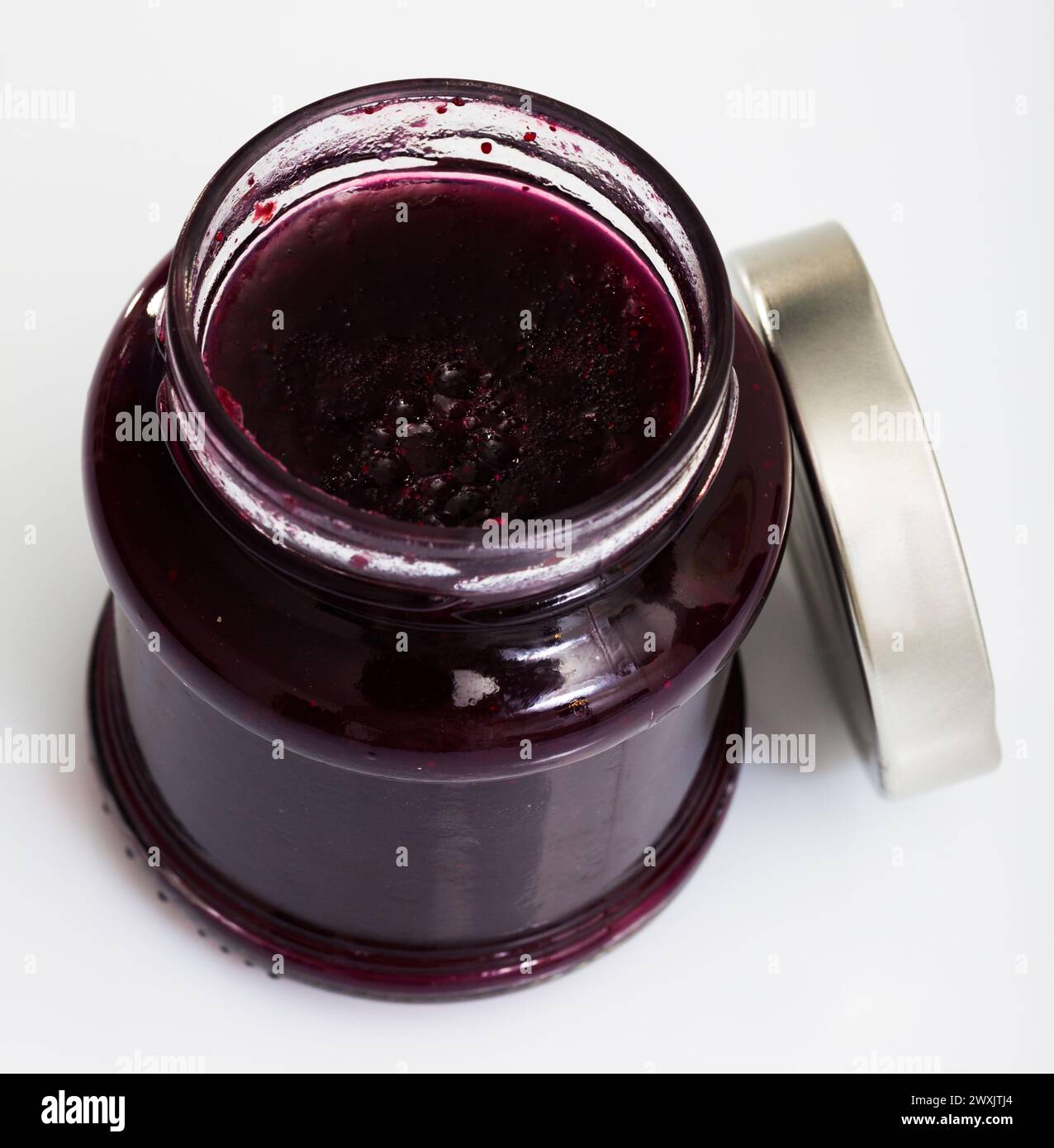 Huckleberry jam in glass hi-res stock photography and images - Alamy