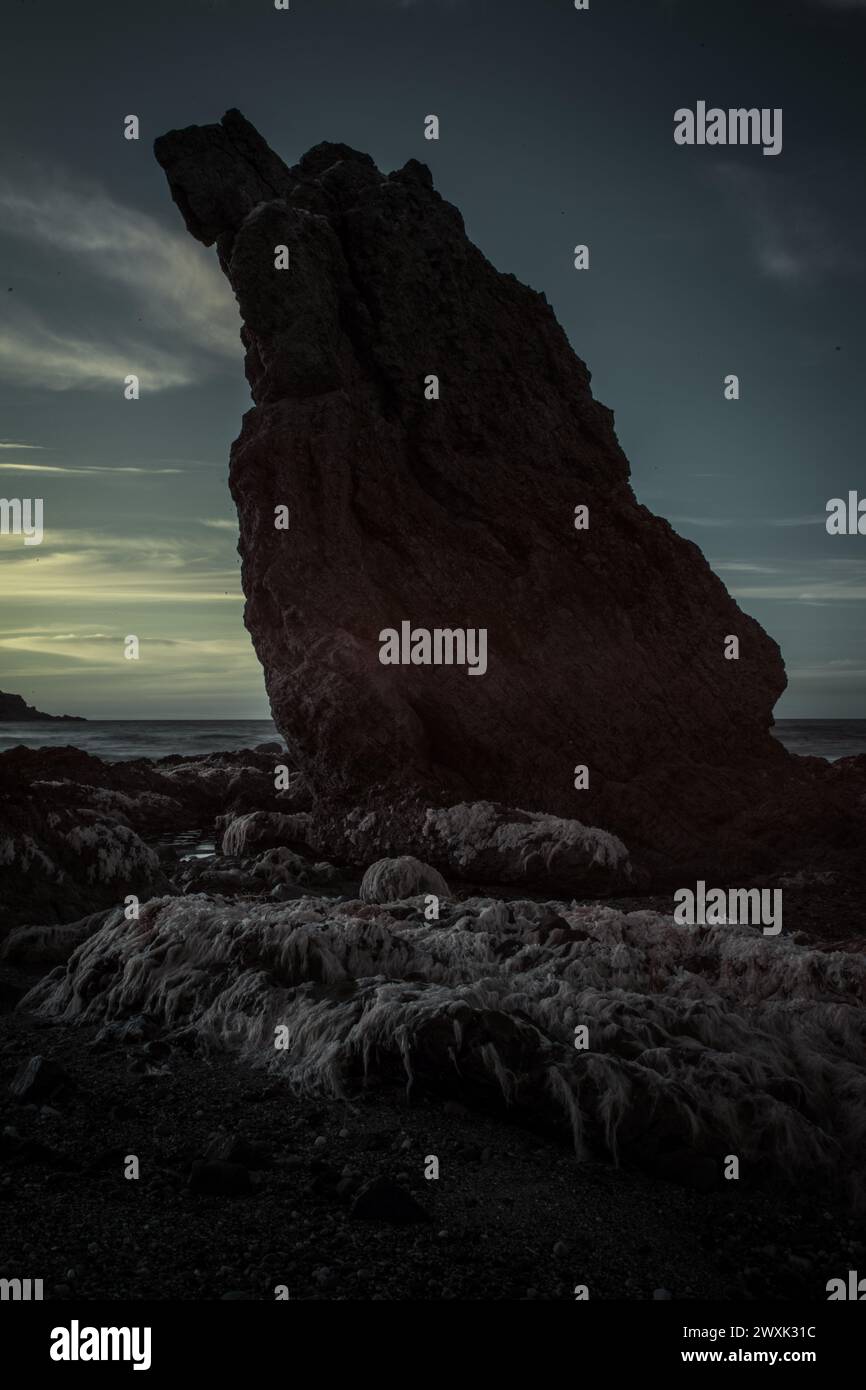 three kings cullen beach moray scotland. Stock Photo