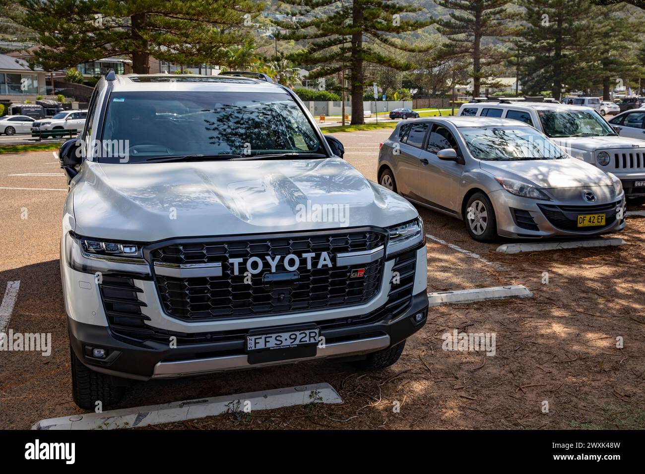 2024 model Toyota Landcruiser GR sport, parked at Newport Beach car