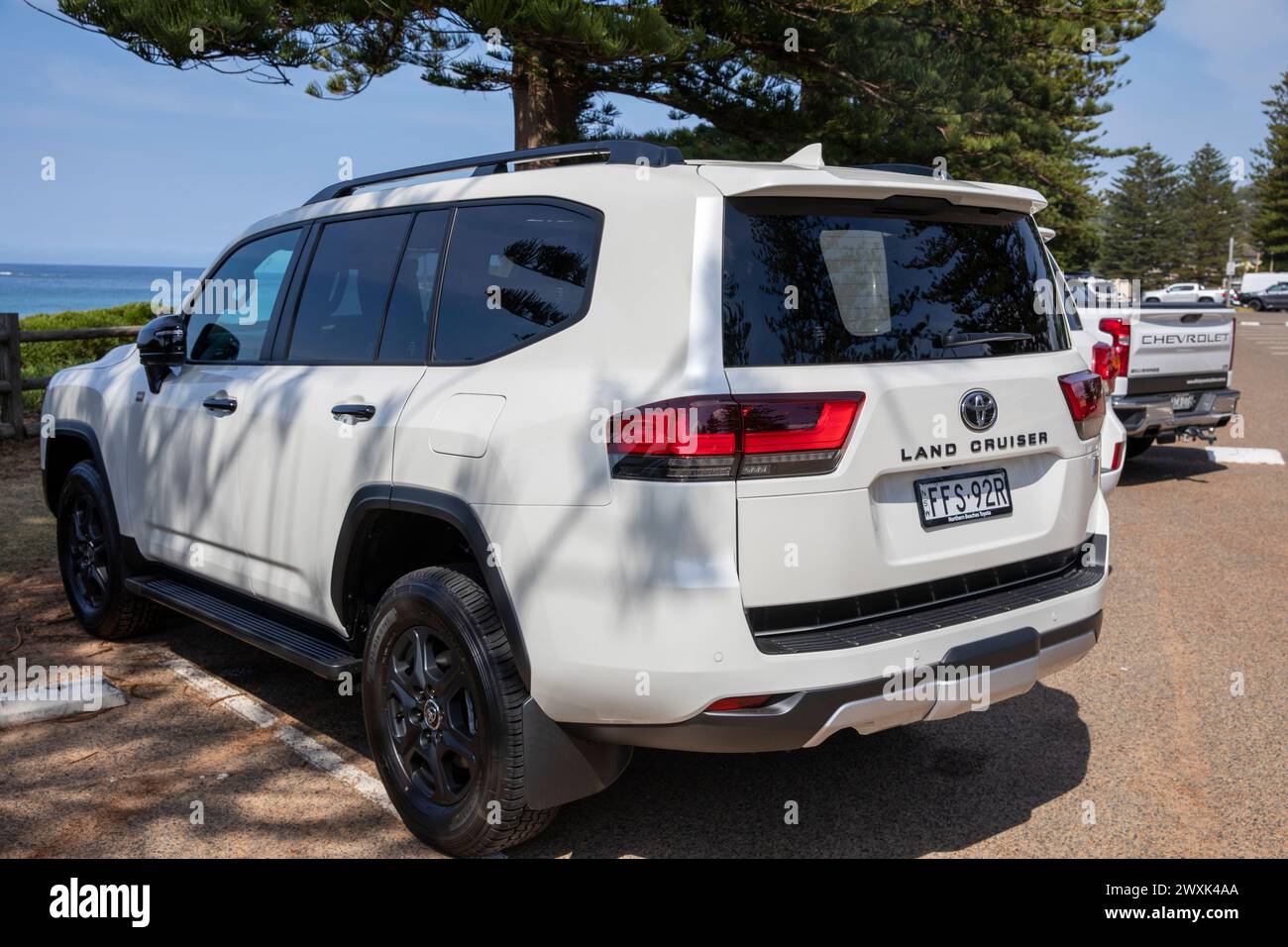 2024 model Toyota Landcruiser GR sport, parked at Newport Beach car