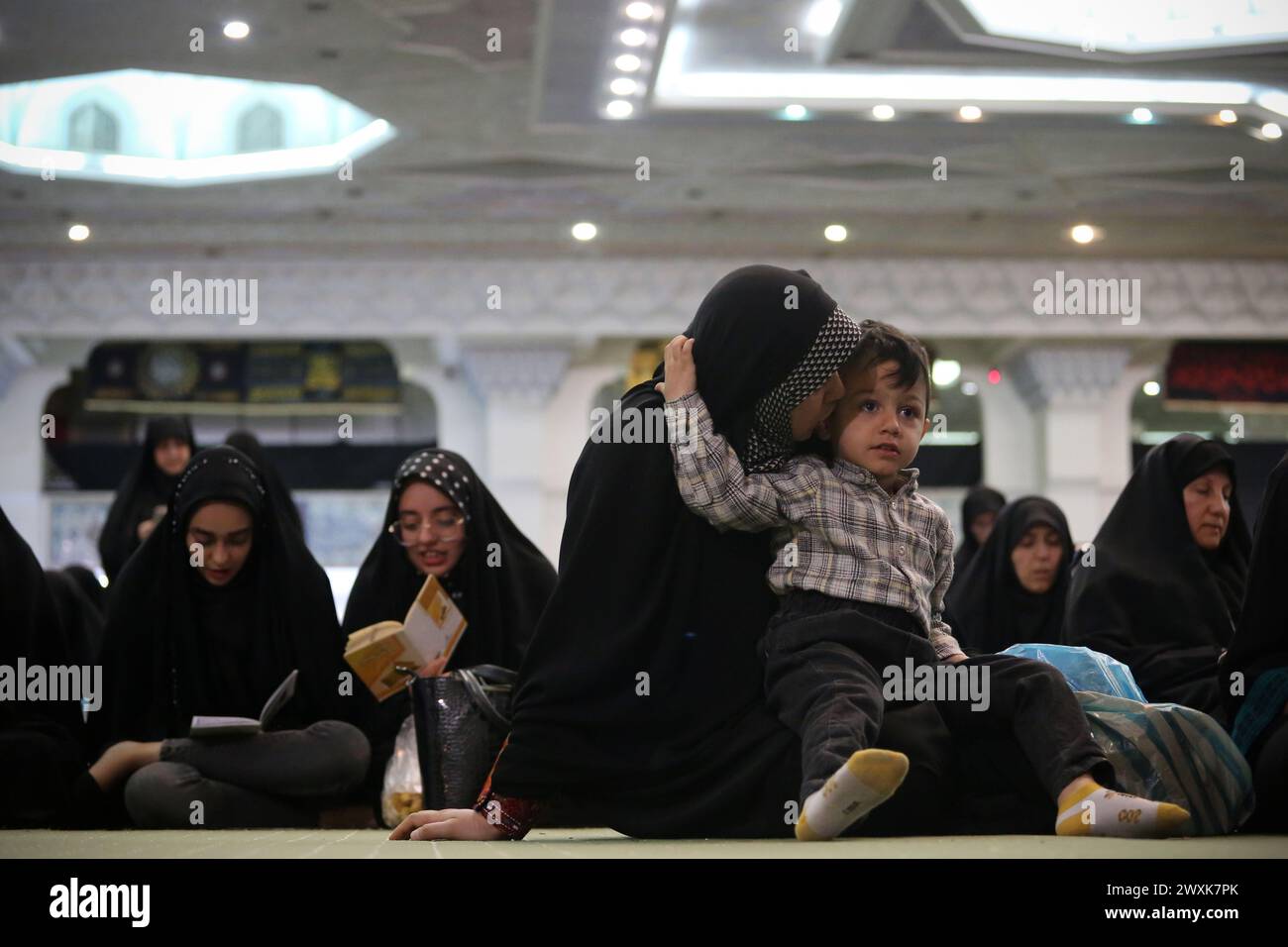 tehran-iran-april-1-2024-tehran-iran-an-iranian-worshiper-woman