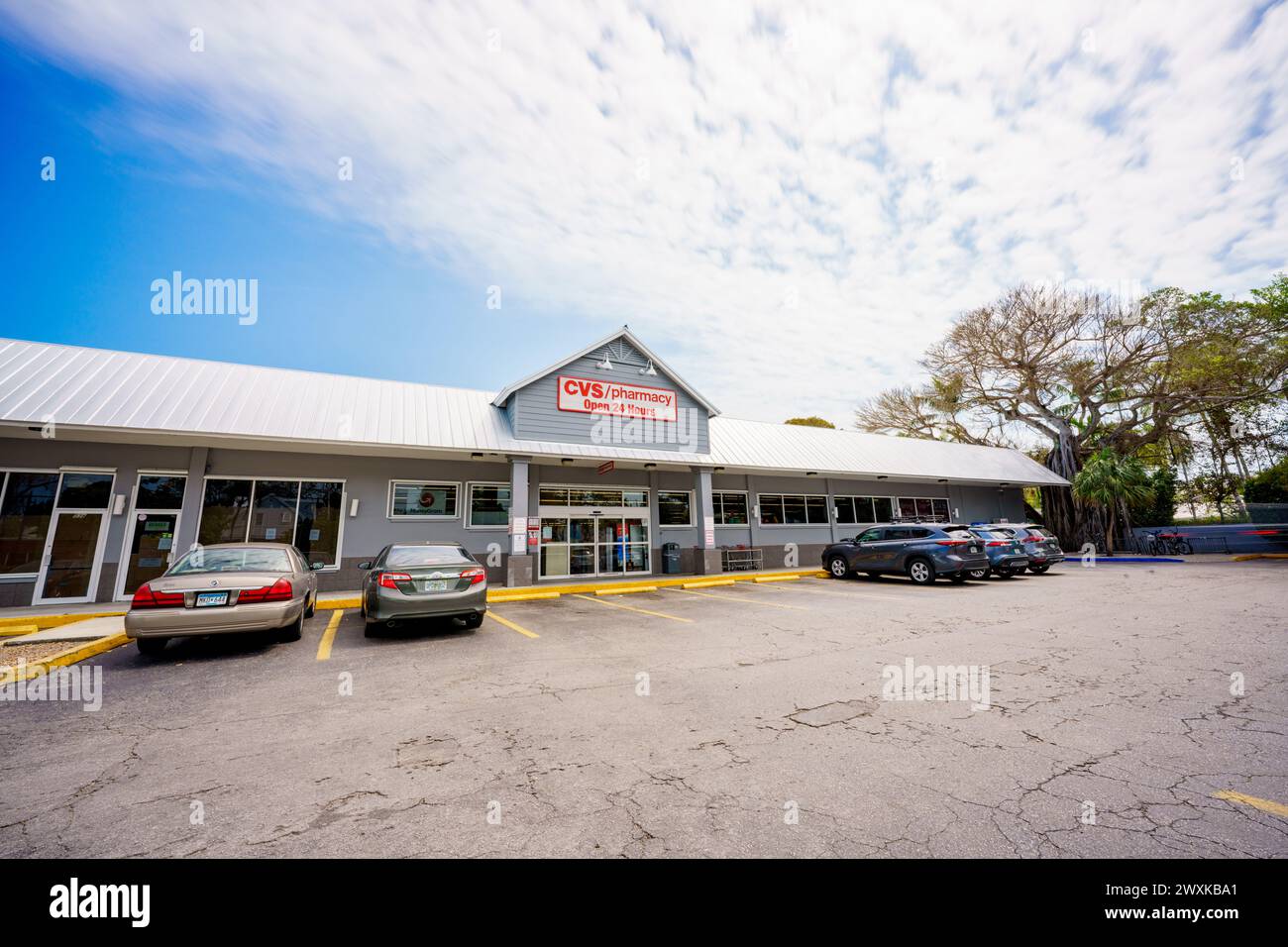Key West, FL, USA March 27, 2025 CVS Pharmacy Key West open 24 hours circa 2025 Stock Photo
