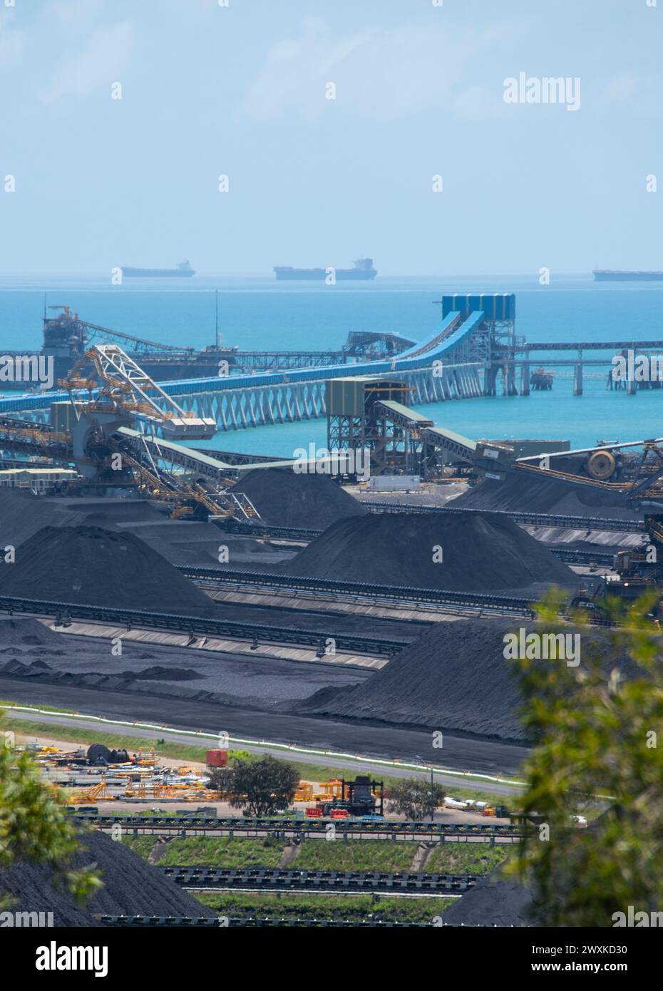 Two coal terminals at the port, Hay Point Coal Terminal (HPCT) and