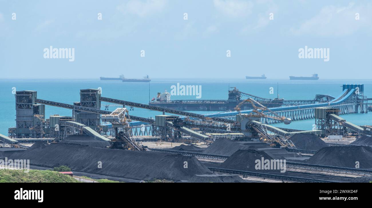 Two coal terminals at the port, Hay Point Coal Terminal (HPCT) and