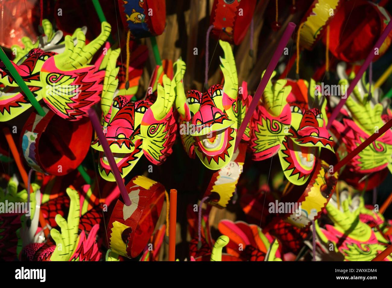 photo of dragon toy for children in chinese new year Stock Photo