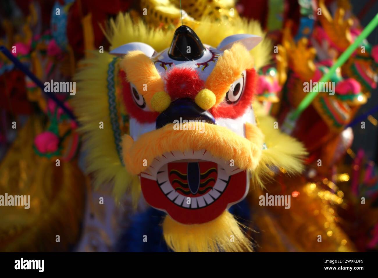 photo of dragon toy for children in chinese new year Stock Photo