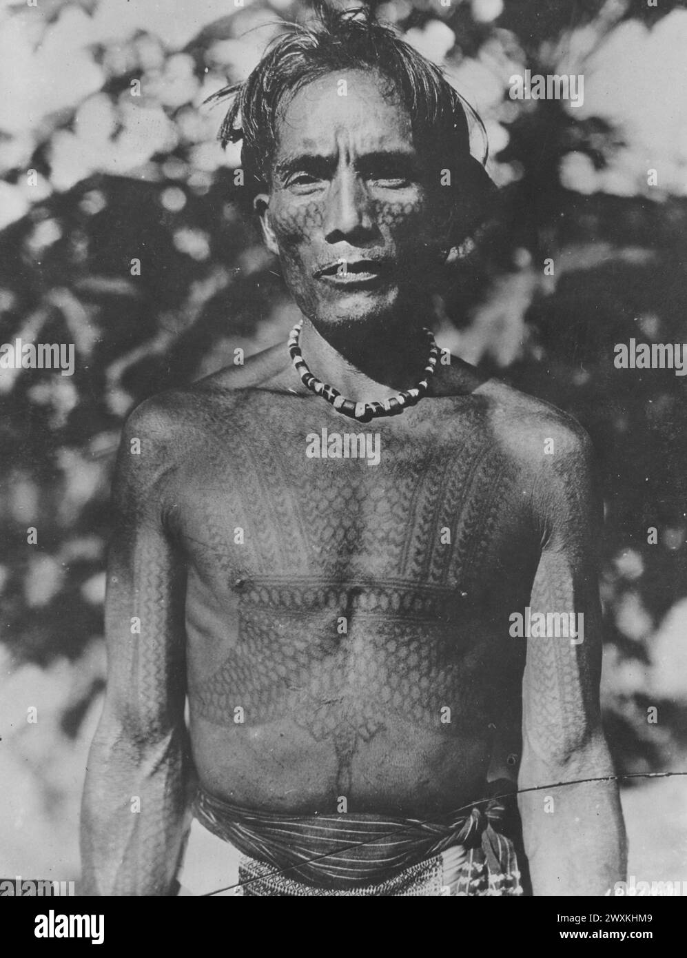 A Kilinga Man. Mountain Province, Northern Luzon, Philippine Islands ca