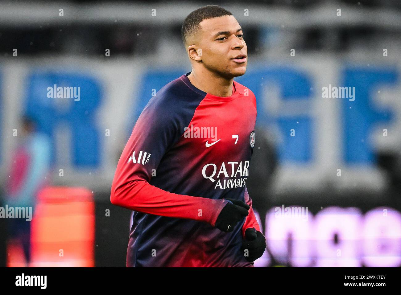 Kylian MBAPPE Of PSG During The French Championship Ligue 1 Football 