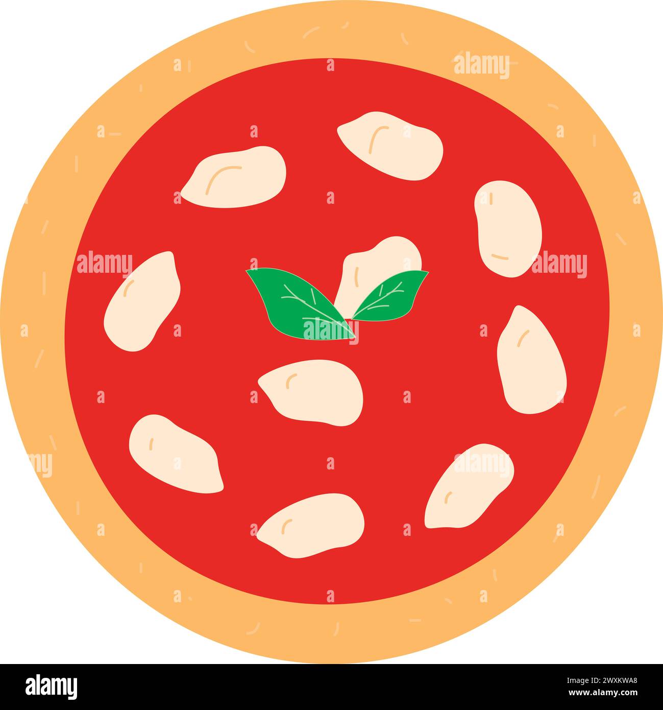 Classic margherita pizza Stock Vector Images - Alamy Classic margherita pizza Stock Vector Images - Alamy