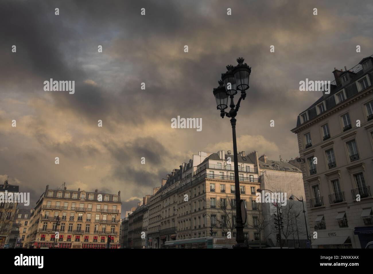 Madeleine square - Place de la Madeleine - in the 8th arrondissement of Paris France Stock Photo